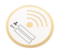 TOPPERFUN Rewritable Acrylic Wifi Password Sign Board for Public Home Use Clear High-contrast Design Suitable for Offices Shops Schools Hospitals Easy to Write Erase Passwords
