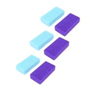TOPPERFUN Rubbing Stone and Pedicure Brush 6Pcs PU Grinding Foot Tool 10 X 5 X 2.5 CM Remove Dead Skin Increase Blood Flow Suitable for People Who Walk Or Stand Long Time Foot Care