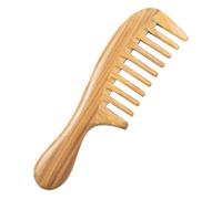 TOPPERFUN Sandalwood Comb Wide Teeth for Hair Styling and Detangling for Adults and Girls This Wooden Hair Brush Is Portable and Great for Household Use