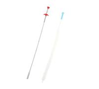 TOPPERFUN sewer dredging device drain snake 2Pcs plastic compact grab and remove obstructions for sink drain and bathroom kitchen sewer
