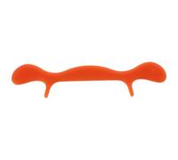 TOPPERFUN Silicone Lips Shaper and Smile Corrector for Facial Muscle Exercise, Easy to Carry Oral Exerciser and Mouth Tightener Suitable for Women and Girls, Orange Orthotic Trainer