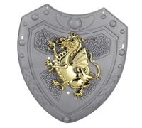 TOPPERFUN Silver Dragon Pretend Play Shield for Lightweight Prop for Cosplay Stage Performance and Roleplay Creative Photo Accessory for Boys