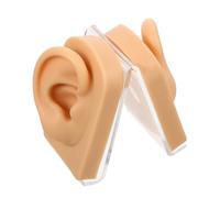 TOPPERFUN Simulation Ear Model for Ear Piercing Kit Made of Silicone for Earring Display Stand and Piercing Practice