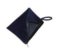 TOPPERFUN Small Coin Purse for Women Waterwashed Denim Makeup Bag Multifunctional Cosmetic Case Clutch Organizer Stylish Solid Color Accessory Pouch for Change Cash