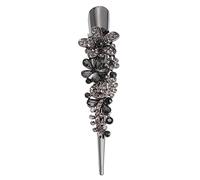 TOPPERFUN Sparkle Duckbill Hairpin Rhinestone Studded Hair Clip Women Jewelled Hairpin Wedding Hair Pins Portable