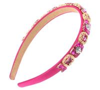 TOPPERFUN Sparkling Rhinestone Headband for Women Elegant Jeweled Hair Accessory with Inlaid Crystals Minimalist Glamorous Headdress for Teens and Fashionable Occasions