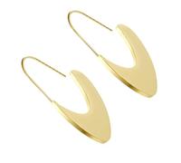 TOPPERFUN Stainless Steel Ear Drops for Women Chic Simple Dangle Earrings Hypoallergenic Ear Jewelry for Lightweight Stylish Pendant Daily Wear Gift Choice