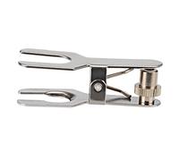 TOPPERFUN Stainless Steel Pinch Clip Laboratory Clamp with Spherical Joint Design, Smooth and Glossy Finish, Screw Type Locking Nut, for Hospitals and Beauty Salons