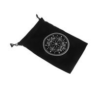 TOPPERFUN Tarot Card Drawstring Bag Tarot Organizer 6.68x4.72x0.39in Black Flannelette Soft Material Elegant Style Easy to Use Drawstring Closure Convenient for Carrying Storage