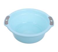 TOPPERFUN Thicken Plastic Basin 2 Pack Basin with Dual Handles Sleek Modern Design Sky-Blue 11.79x9.04x3.93in Household Tasks Meal Preparation