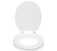 TOPPERFUN Thickened Soft Foam Toilet Seat Cushion with Slow Closing Lid Elongated Bathroom Cover for Home and Rv Easy to Clean Padded Potty Seat Replacement Classic Fit
