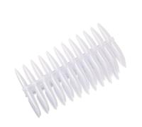 TOPPERFUN Transparent Nail Color Display Board Panels with Pointed Slices Each Plastic Manicure Tool for Nail Art Practice and Salon Polish Showcase