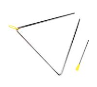 TOPPERFUN Triangle Iron Percussion Instrument for Boy Girl Creative Music Enlightenment Instrument for Boy Girl's Dance Band and Interest Cultivation