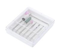 TOPPERFUN Tungsten Steel Nail Drill Bits Set for Manicure 14pcs Nail Polishing Heads Professional for Salon and Home Use