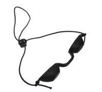 TOPPERFUN Ultra Soft Silicone Ipl Safety Goggles Eye Patch for Laser and LED Light Therapy Red Blue Light Protection Eyepatch for Cosmetic Procedures and Sunbed Use Black