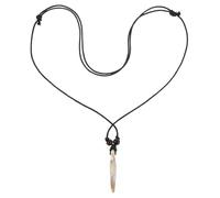TOPPERFUN Unique Acrylic Tooth Pendant Necklace for Men and Women Stylish Faux Tooth Jewelry with Color Design Decorative Accessory for Casual and Formal Wear Symbol of Strength and Courage