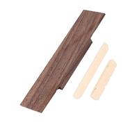 TOPPERFUN Universal Ukulele Bridge Repair Kit with Rosewood Wood Bridge Saddle and Nut 4-string Ukulele Parts to Improve Tone and Transmit Sound Vibration for Guitar