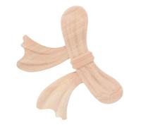 TOPPERFUN Unpainted Hand Carved Wood Appliques Bow Onlays for Furniture and Wall Decor Relief Design with Artistic Detailing Precision Carved Center Decorations for Cupboard Dresser and Door