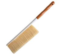 TOPPERFUN Upholstery Brush with Comfortable Beech Handle and Soft Pet Bristles, for Cleaning Desk and Dusting over The House, Gentle on Surfaces without Scratching