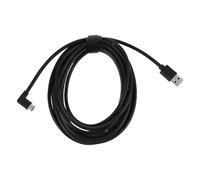 TOPPERFUN USB C Data Transfer Cable with 90° Elbow Design, Portable Type C Charging Cable Made of Pvc and Tinned Copper for Vr Connection and Computer Accessories