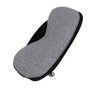 TOPPERFUN Usb Heated Eye Mask Lavender Gray Rechargeable Protective Sleep Mask for Men and Women for Rest and Relaxation