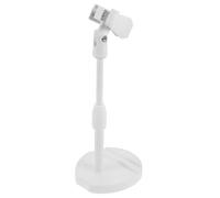 TOPPERFUN UV Nail Lamp Stand for Gel Polish Portable Handsfree Mini UV Light Holder with Magnetic Rotation Professional Manicure Lamp Holder for Home and Salon Use White