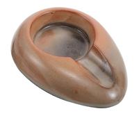 TOPPERFUN Vintage Ceramic Cigar Ashtray Large Opening Retro Style Ash Holder for Indoor Outdoor Use Home Decor Balcony Garden Party Tabletop Accessory