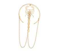 TOPPERFUN Vintage Geometric Bracelet Adjustable Open Armlet Arm Cuff Band Scorpion Arm Cuff Bangle Jewelry for Women