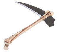 TOPPERFUN Vintage Primitive Bone Pick Prop Lightweight Fake Party Decoration for Cosplay Halloween Stage Performance Smooth Surface with Rounded Edges Practical Costume Accessory