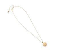 TOPPERFUN Vintage Tarot Amulet Necklace for Women and Stainless Steel Evil Eye Sun Pendant with Zircon Accents Tarnish-resistant Choker Chain for Everyday Protection and Luck