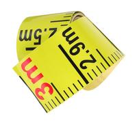 TOPPERFUN Water Level Measuring Sticker for Pools and Tanks, Self-adhesive Pvc Ruler Sticker with Accurate Readings and Yellow Colour, for DIY Projects and Garden Use