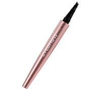 TOPPERFUN Waterproof Four Forked Eyebrow Pencil 2# Deep Brown 3d Microblading Tattoo Makeup Pen for Women Precision Stroke Eyebrow Makeup