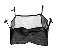TOPPERFUN Wheelchair Storage Bag and Walker Organizer for Adults, Waterproof Polyester Foldable Basket Under Seat Holder, Portable Mobility Aid Accessory for Rollator and Walker