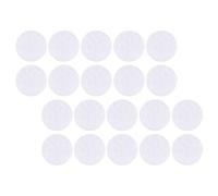 TOPPERFUN White 10x1mm Round Cotton Filter Pads for Facial Vacuum, Imported Cotton Core, Beauty Device Accessories, 50pcs per Pack, 2 Packs 100pcs Replacement Filters for Skincare