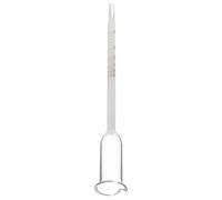 TOPPERFUN Wine Alcohol Hydrometer 0-25% with Glass Tester for Home Wine Making Kit Specific Gravity Meter for Red and Fruit Measurement