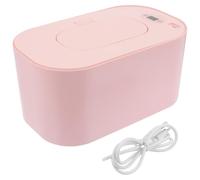 TOPPERFUN Wipe Warmer USB Heated Dispenser for Travel Pink, Adjustable Temperature Wet Wipes Tissue Warmer for Care and Supplies