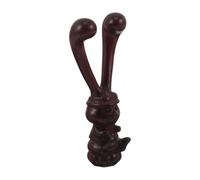 TOPPERFUN Wooden Gua Sha Face Acupoint Massager Rabbit-Shaped Manual Facial Scraping Tool for Jawline Lifting Nose Massage Eye Temple Soothing Handheld Meridian Therapy for Neck Leg Arm Foot