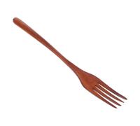 TOPPERFUN Wooden Salad Mixing Fork Long Handle Kitchen Cooking Fork for Pasta and Vegetable Serving Smooth Handcrafted Wood Utensil for BBQ and Home Use