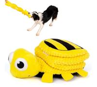 TopPicksUK Large Soft Dog Toy - ZUZU the BEE: Bright Yellow, Treat Pockets, Interactive, Ideal Dog Gift, Boredom Relief