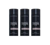 Toppik Hair Building Fibers, Grey, 27.5 g (pack of 3)