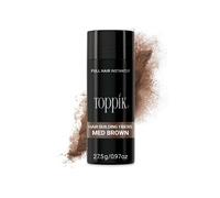 Toppik Hair Building Fibres Powder, Medium Brown, 27.5g Bottle - for A Thicke...