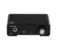 TOPPING DX1 Support Up to DSD256 and PCM384 THD+N<0.0002% XMOS XU208 Newest AK4493S 2 Gain Settings Hi-Res Audio DAC & Headphone Amplifier (Black)