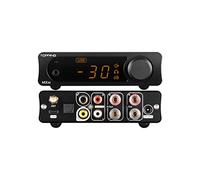 Topping MX3s Amplifier 62W x 2 Class D power amp Subwoofer out 700mW x 2 headphone amp 24-bit/192kHz AKM USB C DAC Bluetooth support Black