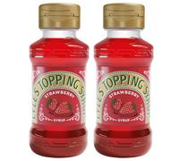 Topping Syrup Bundle With Lyle's Squeezy Strawberry Syrup 325g (2 Pack)