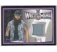 Topps 2015 WWE Wrestlemania 31 Bray Wyatt Authentic Mat Relic Trading Card
