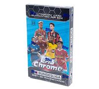 Topps 2021/22 Chrome Bundesliga Soccer Hobby Box: 18 Packs, 4 Cards Per Pack, 1 Chrome Autograph, 72 Cards