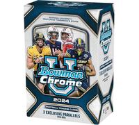 Topps 2024 Bowman University Chrome Football Factory Sealed Value Box - College Team Sets
