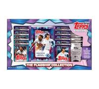 Topps 2024 Series 1 & 2 Baseball The Flagship Collection Trading Card Super Box 13 Pack Plus Oversized Card