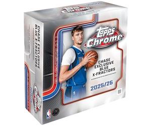 Topps 2025-26 Chrome Basketball - Factory Sealed - Mega Box