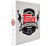 Topps Basketball Binder - 9 Pocket Trading Card Binder, Premium Durable Material, 35 Top-Loading Pages, 450 Card Capacity, Folder for Collectible Card Games, Sports, TCG